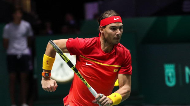 Rafael Nadal, durante la Copa Davis de 2019