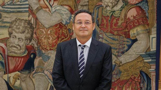 El Fiscal General del Estado, Álvaro García Ortiz, en la entrega de la Memoria Anual en el Palacio de la Zarzuela