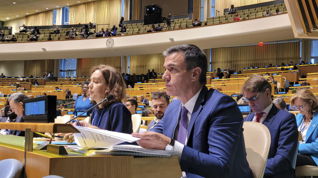 Pedro Sánchez, en la ONU