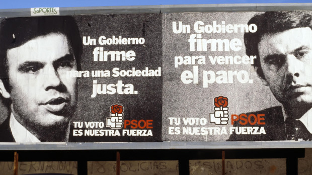 Cartel electoral del PSOE para las elecciones generales del año 1977