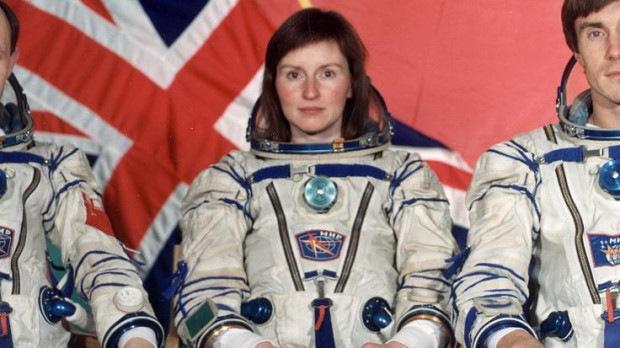 Los tripulantes de la misión espacial tripulada Soyuz 12