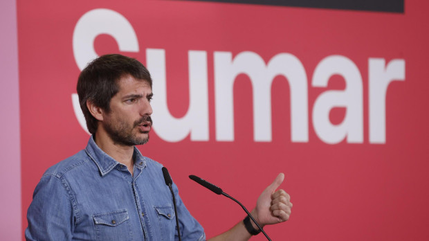 El portavoz de Sumar, Ernest Urtasun, en una imagen de archivo