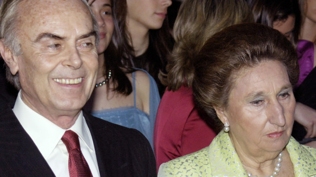 Carlos Zurita y la Infanta Margarita de Borbón