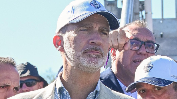 King Felipe VI enjoys the golf tournament in Marbella. 24 September 2023