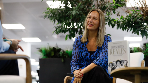 Cristina Barreiro en su visita a El Debate