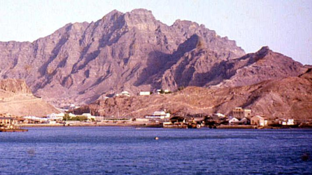 Panorámica del puerto de Adén, conquistado por Elio Galo en el 24 a. C. para proteger el floreciente comercio romano con la India