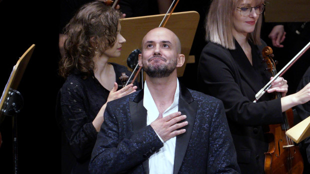 Franco Fagioli, durante su concierto en el Teatro Real