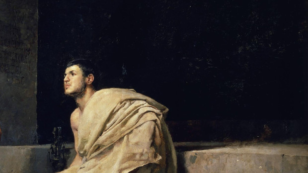 Gladiadores después del combate, José Moreno Carbonero (1882)