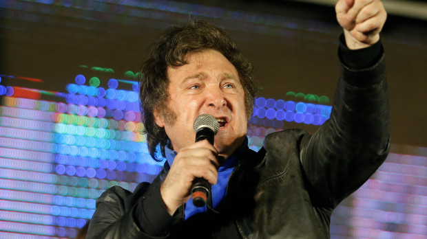 Javier Milei candidato presidencial por el partido La Libertad Avanza
