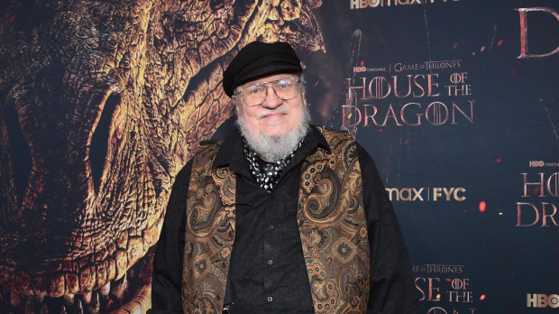 George R. R. Martin en el photocall de 'La casa del dragón'