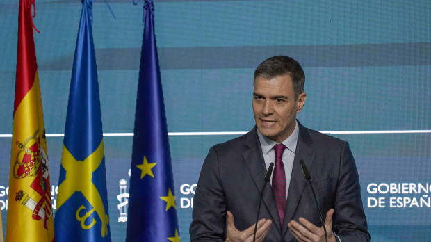 El presidente del Gobierno, Pedro Sánchez