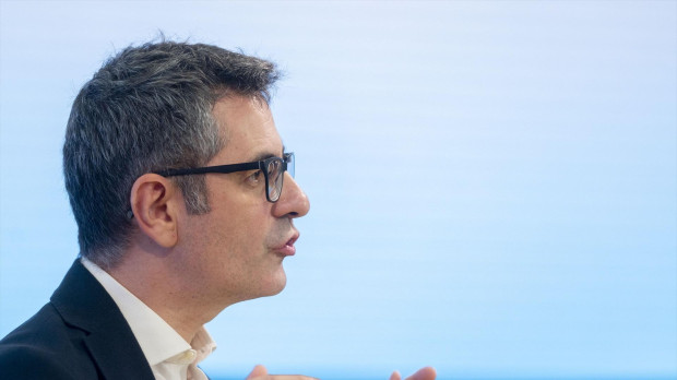 El ministro de la Presidencia, Justicia y Relaciones con las Cortes, Félix Bolaños, interviene durante un acto junto a jóvenes de diferentes entidades y asociaciones, en el espacio Por Talento Digital, de Fundación ONCE, a 26 de noviembre de 2023, en Madrid (España). Este acto se enmarca dentro del 45 aniversario de la Constitución española. 27 NOVIEMBRE 2023;MADRID;ACTO 45 ANIVERSARIO;CONSTITUCIÓN ESPAÑOLA Alberto Ortega / Europa Press 27/11/2023
