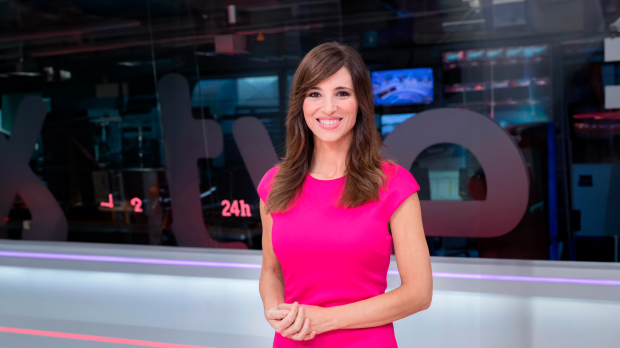 Olga Lambea, presentadora del Canal 24 Horas