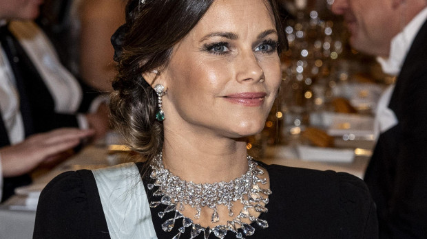 Princess Sofia Hellqvist during the Nobel Banquet at the Stockholm City Hall on Sunday. December 10, 2023.