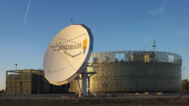 Centro de control de Hispasat.
