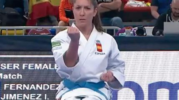La soldado Isabel Fernández Jiménez, de nuevo campeona del mundo de para-kárate