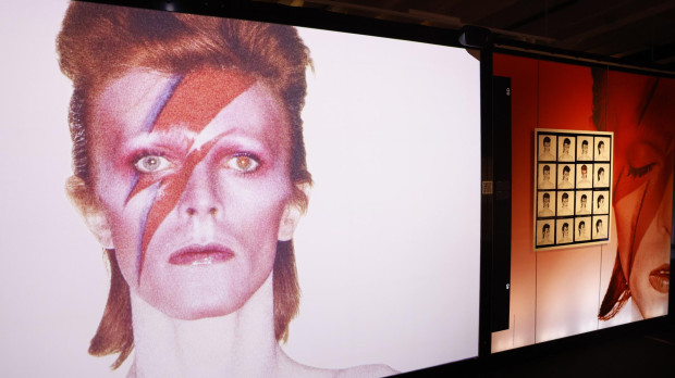 Una imagen de David Bowie en la exposición Taken by Duffy en Madrid.
