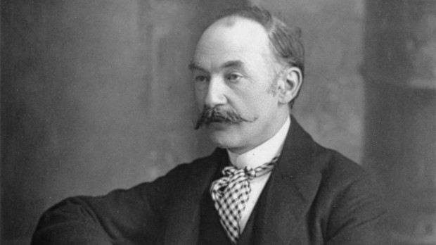Retrato del novelista y poeta inglésThomas Hardy
