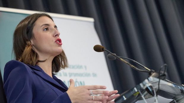 La ministra de Igualdad en funciones, Irene Montero, interviene durante la inauguración de las jornadas sobre corresponsabilidad y cuidados, en el Círculo de Bellas Artes, a 30 de octubre de 2023, en Madrid (España). Organizadas por Comisiones Obreras, las jornadas se han celebrado bajo el título 'Corresponsabilidad y Cuidados. Derechos y buenas prácticas'. 30 OCTUBRE 2023;MADRID;CCOO;JORNADAS CORRESPONSABILIDAD Y CUIDADOS Jesús Hellín / Europa Press (Foto de ARCHIVO) 30/10/2023