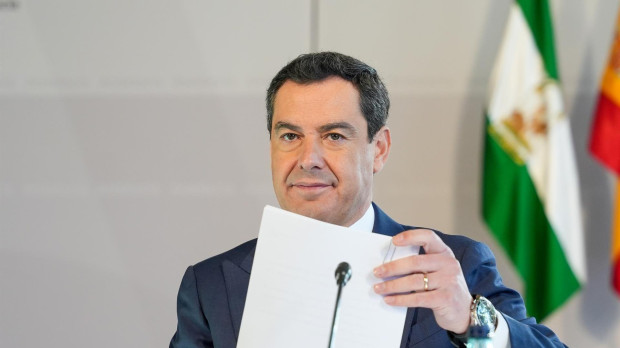 El presidente de la Junta de Andalucía, Juanma Moreno, en una imagen de archivo
