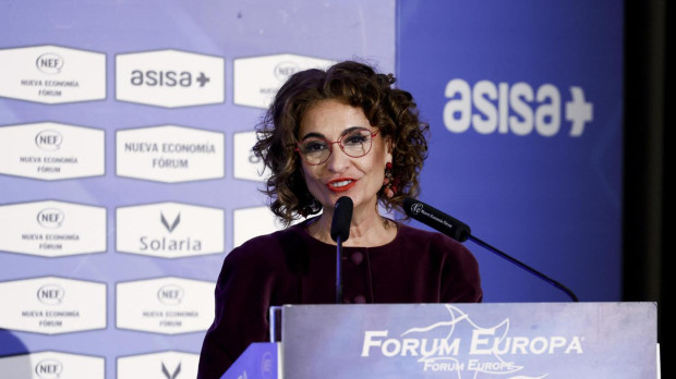 La vicepresidenta primera del Gobierno, ministra de Hacienda y vicesecretaria general del PSOE, María Jesús Montero