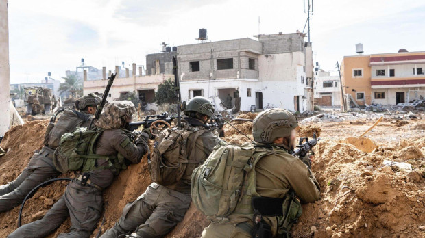 Miembros de las Fuerzas de Defensa de Israel (FDI), en Gaza