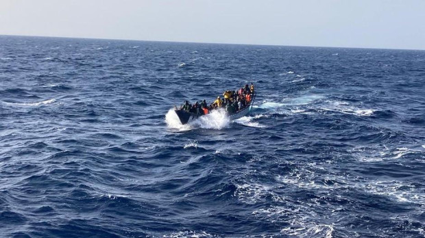 Un cayuco de los que han llegado en las últimas horas a Canarias