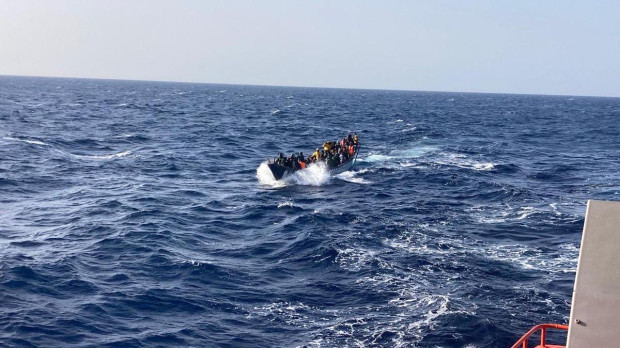 Un cayuco de los que han llegado en las últimas horas a Canarias