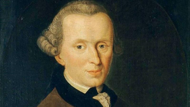 Retrato del filósofo prusiano Immanuel Kant