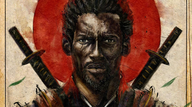 Representación artística contemporánea de Yasuke del artista Anthony Azekwoh