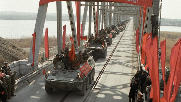 La última columna de las Fuerzas Armadas Soviéticas