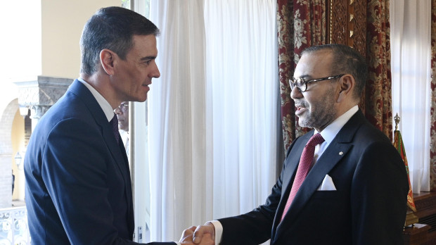 Pedro Sánchez y Mohamed VI, el miércoles en Rabat