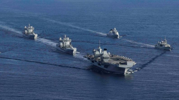 Grupo de combate del portaaviones HMS Prince of Wales