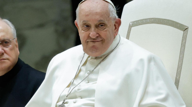 El Papa Francisco, durante la audiencia de este miércoles