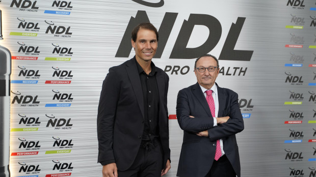 El tenista Rafa Nadal acompañado de su nuevo socio.