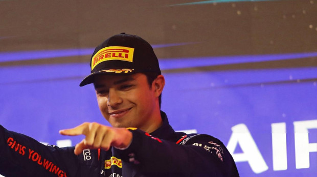 Pepe Martí celebra uno de sus dos podios en el GP de Baréin