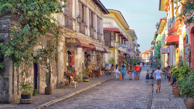 Calle Crisologo, Vigan, Filipinas