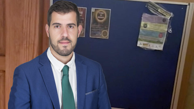 Montaje del alcalde en el lugar del suceso