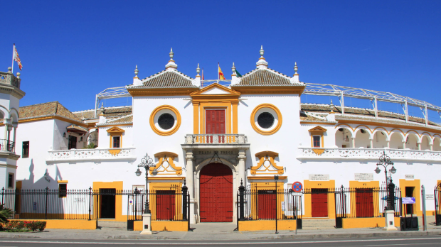 Exterior de la Plaza de Toros de la Real Maestranza de Sevilla