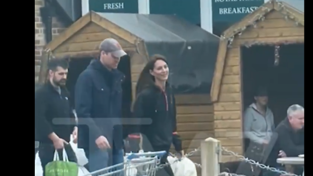 Kate Middleton y el príncipe Guillermo