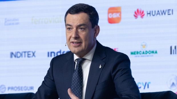 El presidente de la Junta de Andalucía, Juanma Moreno, en una imagen de archivo