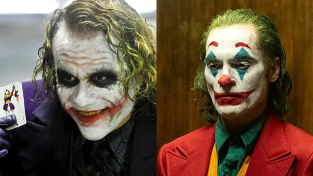 Heath Ledger y Joaquin Phoenix como Joker