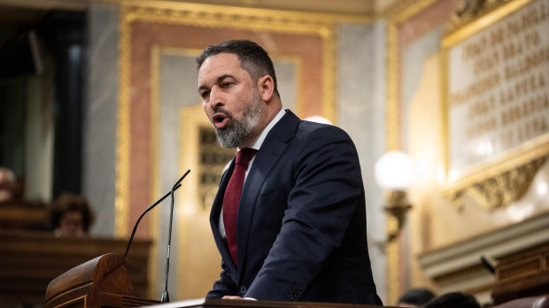 Santiago Abascal, en el Congreso de los Diputados