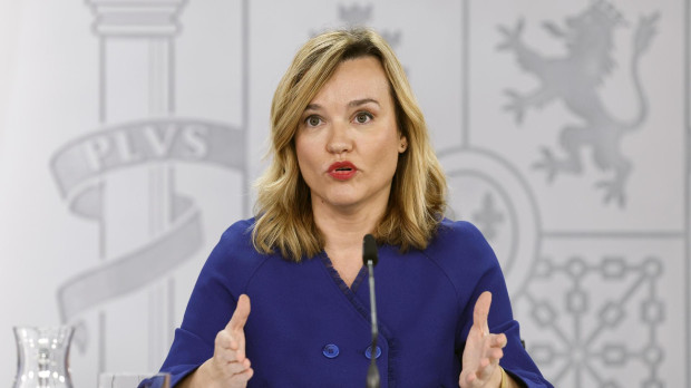 Pilar Alegría, portavoz del Gobierno, tras el Consejo de Ministros de este martes