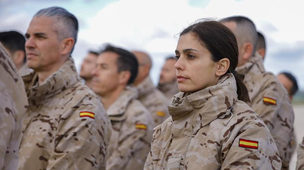 Militares españoles del Destacamento ‘Vilkas’, que permanecerán cuatro meses en Lituania