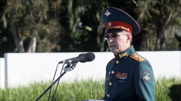 El general mayor Piotr Kulikov, agregado de Defensa de la Embajada rusa en La Habana