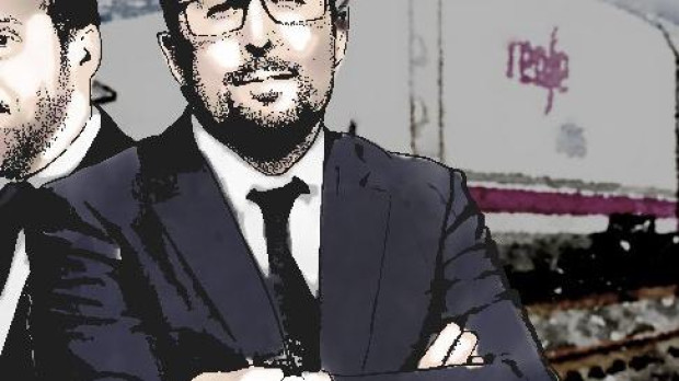 El presidente de Renfe, Raúl Blanco, y el ministro de Transportes, Óscar Puente, defienden el interés de la empresa española.