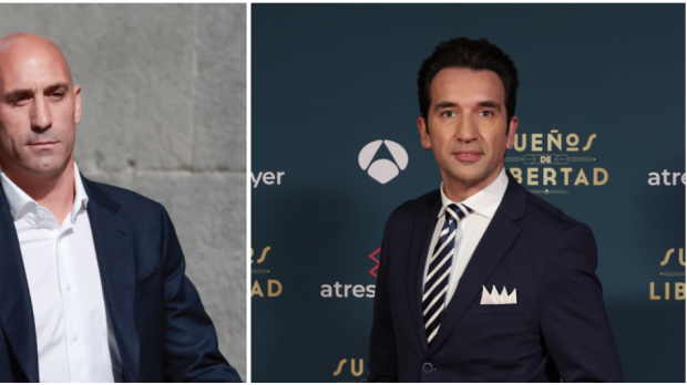 Luis Rubiales y Miguel Lago, en sendas imágenes de archivo