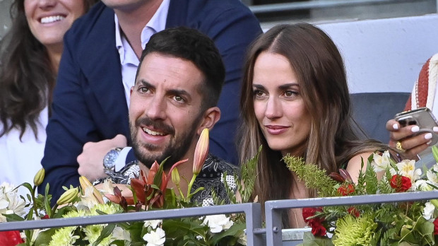 Presenter David Broncano and actress Silvia Alonso during Masters Series Madrid 2023 in Madrid on Saturday
