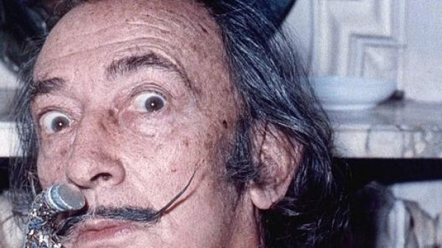 Salvador Dalí, fotografiado por Allan Warren